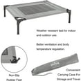 thumbnail image 3 of Petmaker Elevated Pet Bed-Portable Raised Cot-Style Bed W/ Non-Slip Feet, 30?x 24?x 7? for Dogs, Cats, and Small Pets-Indoor/, 3 of 8