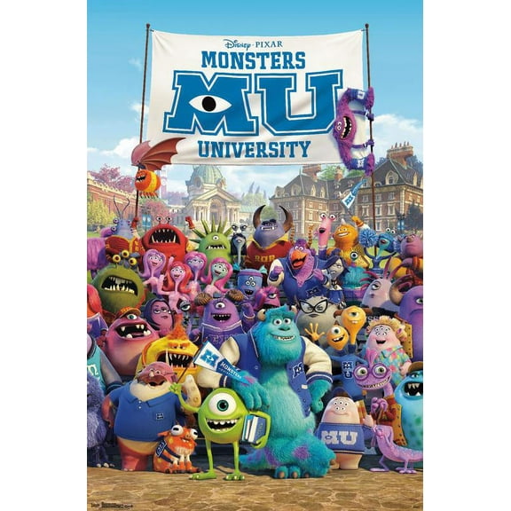 Disney Pixar Monsters University - One Sheet Wall Poster, 22.375" x 34"