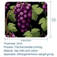 thumbnail image 5 of Grape Square Printed Desk Mat Gaming Mouse Pad Non-Slip Rubber Bottom 8.3x9.8 Inch - Suitable for Office and Gaming, 5 of 6