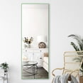 thumbnail image 4 of Full Length Floor Mirror Standing Rectangle Green 65"x22", 4 of 9