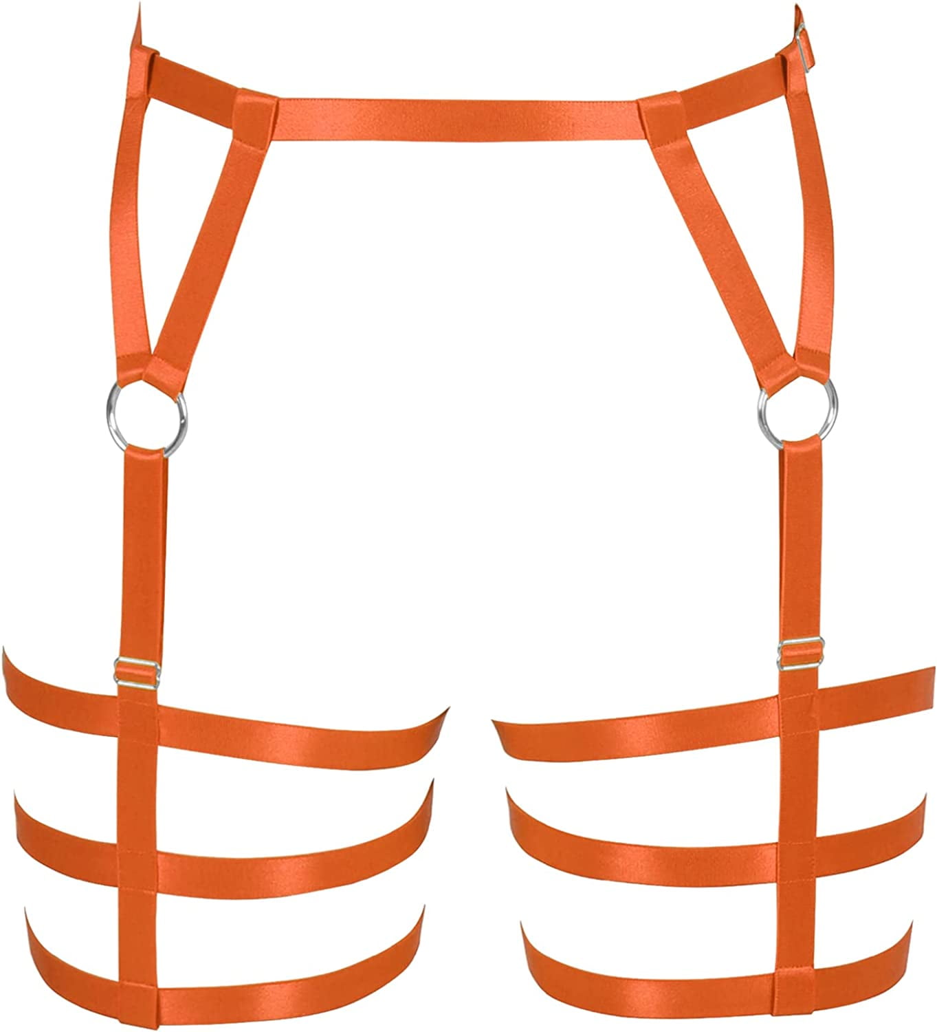 Women's Body Harness Garter Belt Lingerie cage Leg Strap Punk Gothic