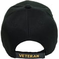 thumbnail image 2 of US Military Iraq-Afghanistan Veteran Black Baseball Cap Hat, 2 of 3
