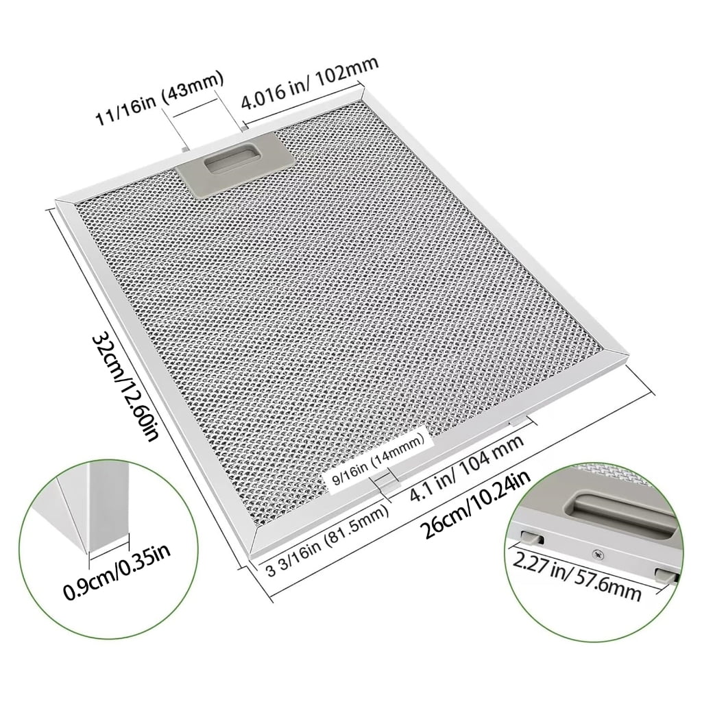 Sinyiin Range Hood Filter Cooker Hood Filter Indoor BBQ Hood Filter Oil Purifier Filter Range Hood Filter for Kitchen Cooking