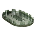 thumbnail image 2 of Organizador de plato giratorio para refrigerador, bandeja giratoria antideslizante de material PET de 360 ​​grados. Verde, 2 of 9