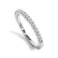 thumbnail image 2 of 14K White Gold Lab Created Diamond Wedding Anniversary Ring Womens Stackable, 2 of 2