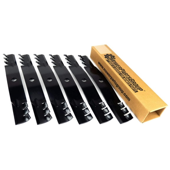 (6) Mulching Blades for John Deere 54" Z600 Z800 Z900 Series M136195, TCU30316