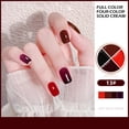thumbnail image 2 of Pisexur Belleza Maquillaje Set de esmaltes de uñas en gel de 4 colores, color crema pudín, para principiantes.para mujeres y hombres, 2 of 3