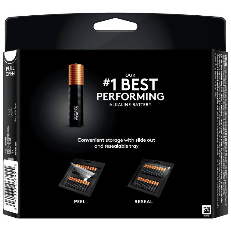 Duracell Alkaline AA Batteries 8 Pack - CAMLOCKbox