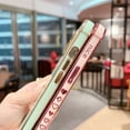thumbnail image 4 of For iPhone Case,Cute Glitter Plating Loving Heart Pattern Side Print Design for Girls Women,Luxurly Screen Camera Protection Shockproof Soft Bumper Silicone Cover, 4 of 6
