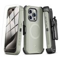 thumbnail image 1 of Funda Case MYBAT Maverick Mag clip para iPhone 15 PRO MAX - Gris con mica, 1 of 9