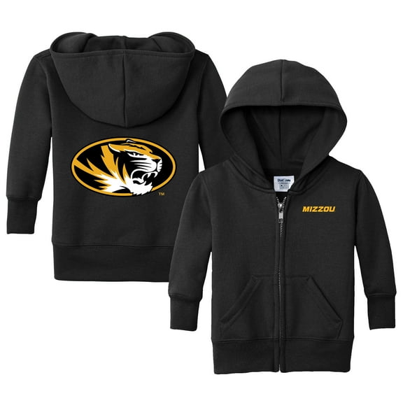 Infant Chad & Jake Black Missouri Tigers Primary Logo Full-Zip Hoodie