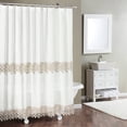 thumbnail image 2 of RENAISSANCE HOME FASHION Available in 3 colors Lillian, 70" x 72", Ivory, 2 of 2