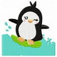 thumbnail image 5 of Threadart Machine Embroidery Designs - Penguins (1), 5 of 5