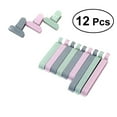 thumbnail image 1 of EeaseMX Juego de 12 pinzas para bolsas de alimentos frescos, para el hogar, para guardar refrigerios, sellador de bolsas al vacío, mini herramienta de sellado al vacío para cocina, 1 of 7