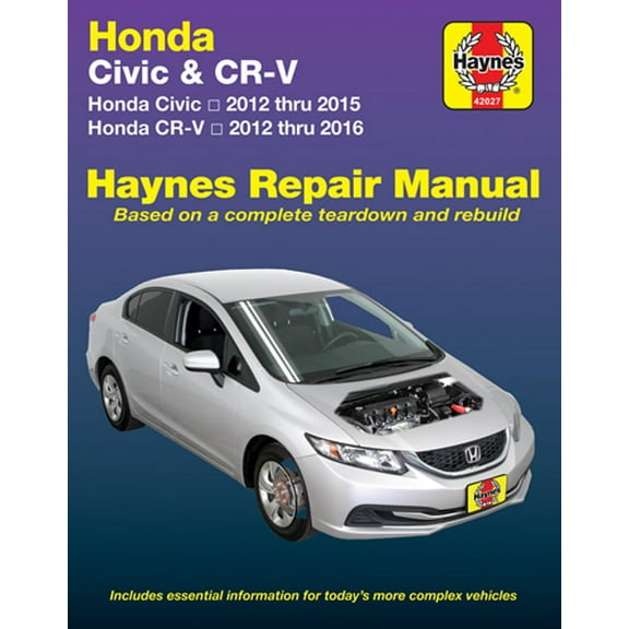 Honda Civic (12-15) & CR-V (12-16) Haynes Manual ^