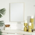 thumbnail image 2 of DecMode 18" x 24" Gold Wall Mirror with Thin Frame, 2 of 7