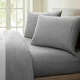 thumbnail image 1 of Bamboohart Fresh Linen Collection United 1200 Thread Count 100% Egyptian Quality Cotton Solid Sheet Set (King  Navy), 1 of 2