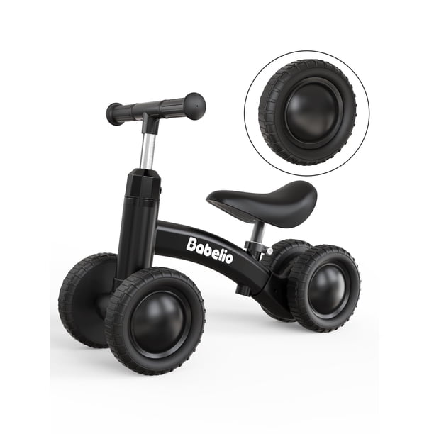 Bicicleta de equilibrio Babelio todoterreno de 4 ruedas con asiento ajustable