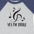 thumbnail image 4 of Inktastic Funny Music Yes Im Treble Boys or Girls Baby Bodysuit, 4 of 5