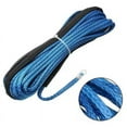 thumbnail image 7 of Synthetic Winch Rope Winch Line Cable Rope 1/4 Inch X 50 Feet UV for UTV ATV Winch Truck Supplies Blue, 7 of 7