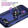 thumbnail image 3 of KOMI Protective Phone shell Compatible with iPhone 16E Case, Military Grade Drop Protection Cover 360 Shockproof Heavy Duty Hard Bumper Rugged Mobile Phone Cases with Kickstand for iPhone Case, 3 of 5