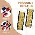 thumbnail image 3 of Brazalete Uxcell, Garter Antideslizante, Soporte para Mangas de Camisa para Hombres, Cinturón Elástico Dorado sobre Negro, 3 of 6