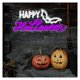 thumbnail image 4 of Letrero De Neón Happy Halloween Con Murciélagos Luz LED Alimentación Por USB Regulable Para Dormitorio Fiesta Sala De Juegos Decoración 40cmx17.5cm, 4 of 7