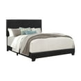 thumbnail image 2 of Crown Mark Erin Faux Leather Bed, Gray, King, 2 of 7