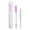 Purple, variant on Gieenan Portables Foldable Straws Suit Birthday Stainless Steel Useful Milk Straws