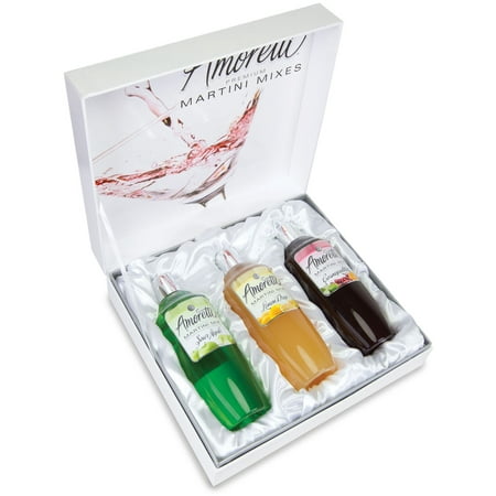 Amoretti Premium Martini Mix Gift Set (28 fl oz) (Cosmo, Lemon Drop, Sour