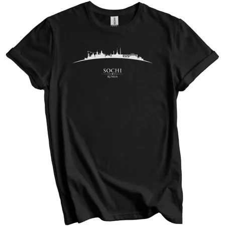 Sochi Russia Cityscape Downtown Skyline T-Shirt