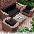 thumbnail image 4 of SUKAIKEQA Outdoor Cushion Covers Set,8PCS Patio Furniture Couch Seat Slipcovers, Replacement for Sofa Sectional Chair(Cover，Only), 4 of 6