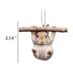 thumbnail image 3 of Lindo llavero de caniche acrílico con forma de osito de peluche | Tirador de cremallera ligero y duradero | Decoración para espejo retrovisor de coche | Regalo para amantes de los perros, niños y, 3 of 4
