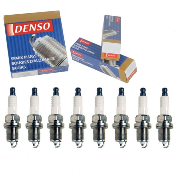 8 pc DENSO Standard Spark Plugs compatible with Dodge Ram 1500 4.7L V8 2002-2007