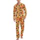 thumbnail image 1 of Pijama largo de hombre con estampado de pizzas, 1 of 4