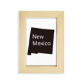 thumbnail image 1 of New Mexico USA Map Outline Desktop Display Photo Frame Picture Art Painting 5x7 inch, 1 of 3
