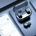 thumbnail image 3 of Suncoda Bluetooth Headphones - Noise Cancelling Headphones - Ear Buds - Headphones Wireless with LED Charging Case for Outdoors Sports Office Working School, 3 of 9