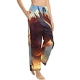 thumbnail image 6 of Salouo Ferocious Dragon Fury Print Women's Pajama Pants Casual Loose Sweatpants PJs Flowy Pants Drawstring Palazzo for Women Wide Leg Pants Lounge Pajama -X-Large, 6 of 8