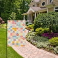 thumbnail image 2 of Yayeee Garden Flag 12" x 18" Double Sided Outdoor Yard Lawn Holiday Decorations, Pink Floral, 2 of 6