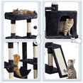 thumbnail image 5 of Renwick Multilevel 63inch Cat Tree Tower for Kitchens, Black, 5 of 6