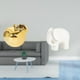 thumbnail image 2 of Estatua decorativa,Escultura de frutas para decoración del hogar para escritorio interior.,Figura de elefante,Estatua de elefante,figura decorativa de Feng Shui para el hogar,Figura, 2 of 8