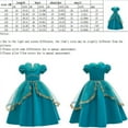 thumbnail image 4 of Girls Princess Costume Dress jasmine Cosplay Dance Halloween birtday christmas party, 4 of 7