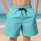 thumbnail image 1 of Odeerbi 6-14 Años Niños Color Sólido Pantalones Cortos de Playa Seco Rápido Con Bolsillos Elásticos Pantalones Cortos de La Tabla de La Cintura, 1 of 9
