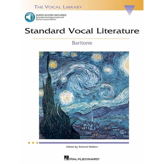 Vocal Library Standard Vocal Literature an Introduction to Repertoire Richard Walters Baritone Sheet Music Book 30 Art Songs and Arias, (Paperback)