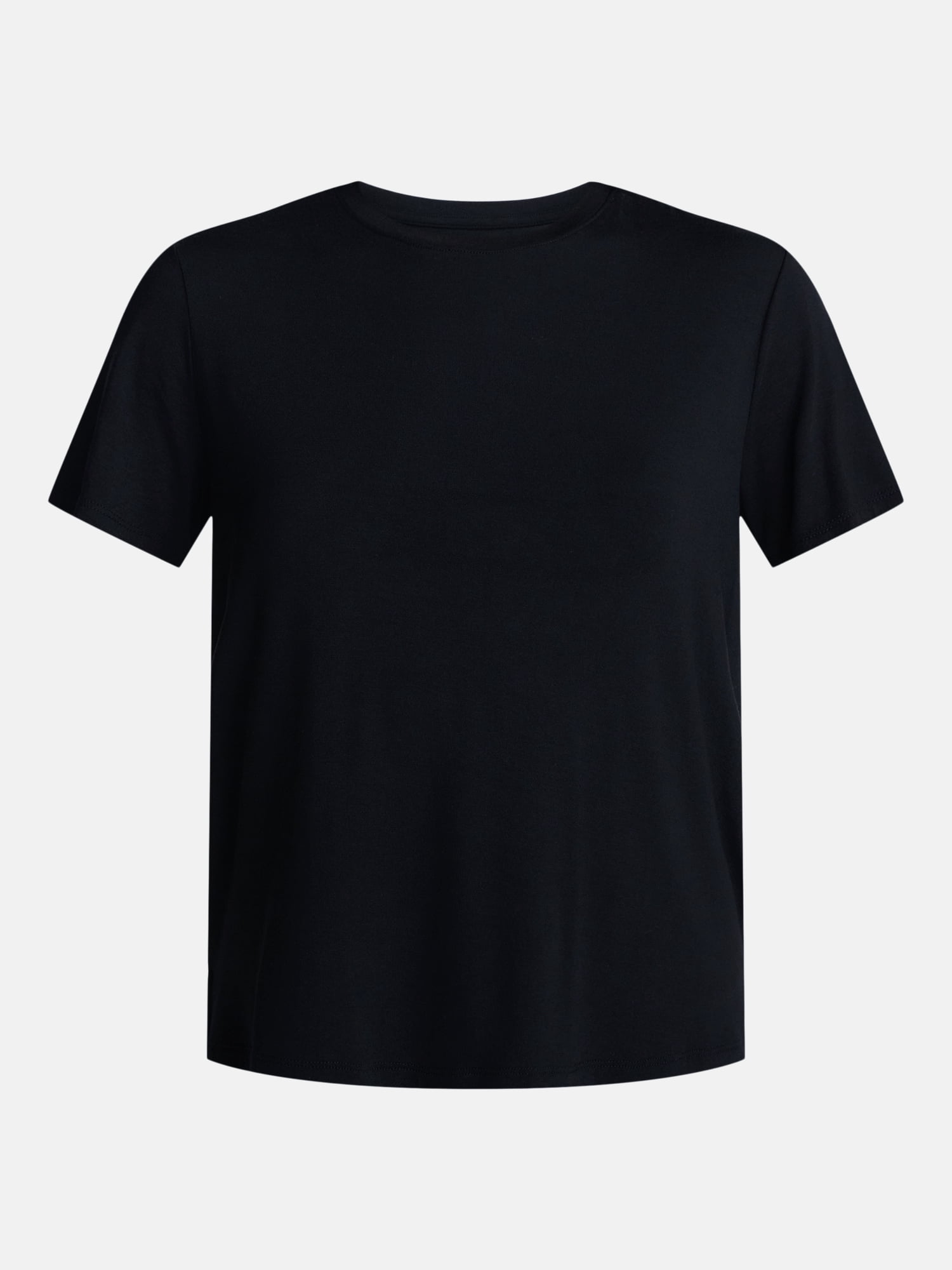 Time and Tru Women's Draped Boxy Tee with Short Sleeves, Sizes XS-XXXL