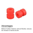 thumbnail image 4 of Unique Bargains 24Pack RC Anti Vibration Rubber Balls for F4 F7 Flight Controller M2x5.6mm Red, 4 of 6