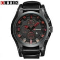 thumbnail image 4 of Curren 8225 Army Military Quartz Mens Watches Top Brand Luxury Leather Men Watch Casual Sport Male Clock Watch Relogio Masculino - Quartz Wristwatches, 4 of 6