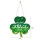 thumbnail image 3 of Shamrock Door Decorations Wooden Plaques Hangings for Front Doors and Walls, Patrick's Day Decorative Shamrocks, Festive Green Accents, St. Patrick's Day Home Decor, Easy Assembly, Wooden, 3 of 9