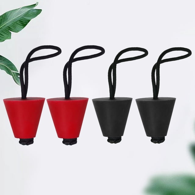 OUNONA 4Pcs Water Plug Replacement for Kayak Canoe Scupper Drain Hole Strong Durable Portable