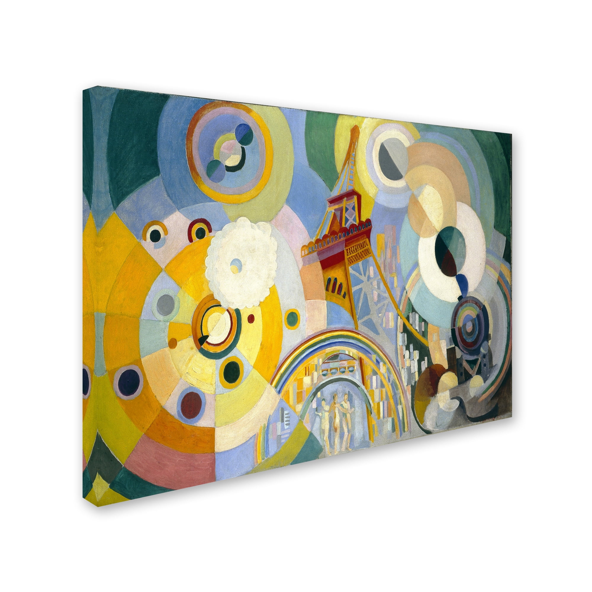 Trademark Fine Art 'Air Iron And Water' Canvas Art by Robert Delaunay